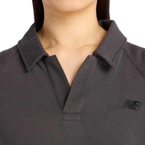 New Balance Γυναικεία μπλούζα polo Coastal Fleece Oversized Polo